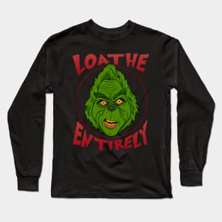 Loathe Entirely- Red Long Sleeve T-Shirt